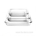 Crystal 1.9L Clear Glass Square Baking Dish